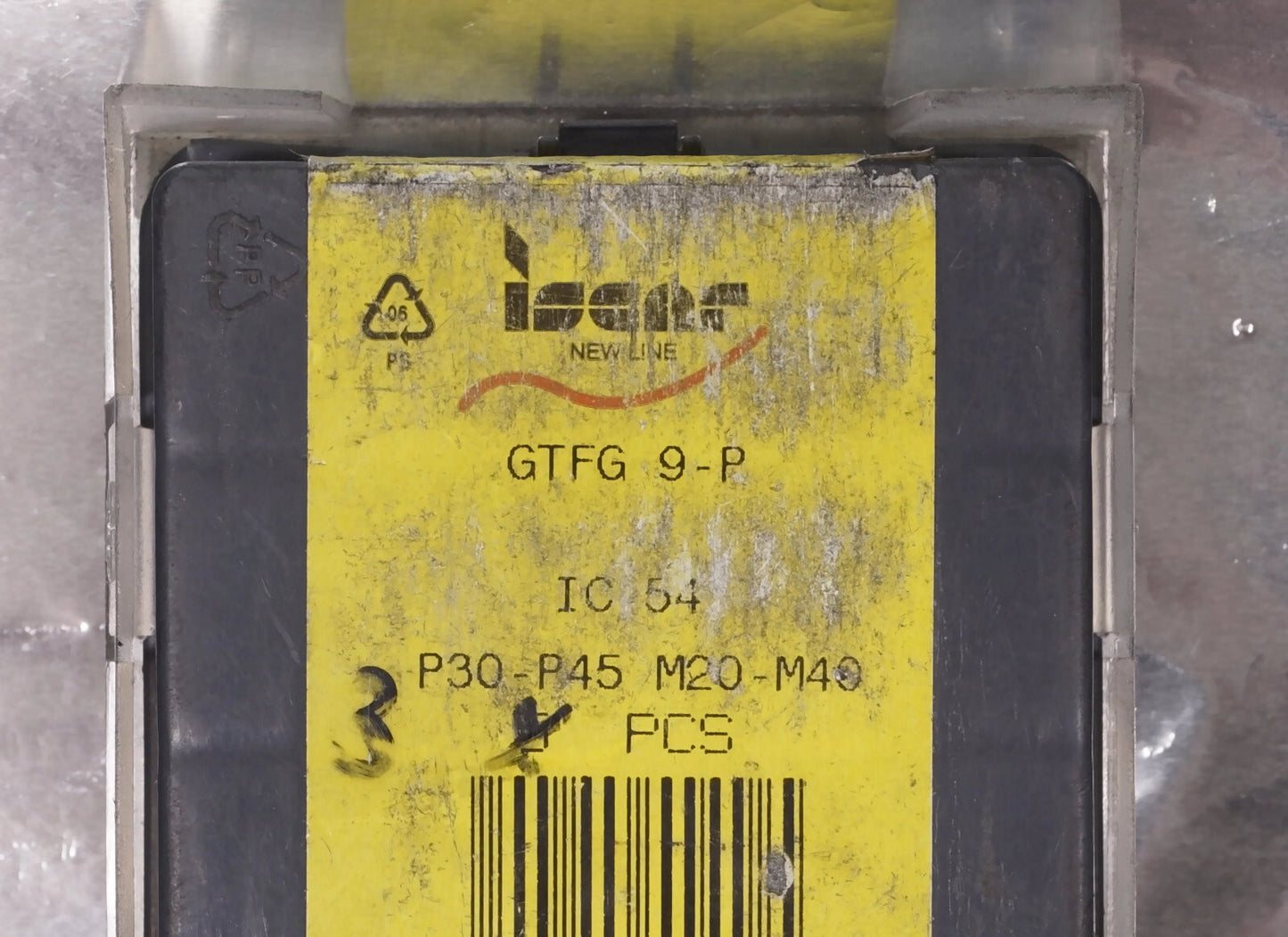 4 Wendeplatten GTFG 9-P IC54 P30-P45 M20-M40  ISCAR Stechdrehen Neu, m. Rechnung