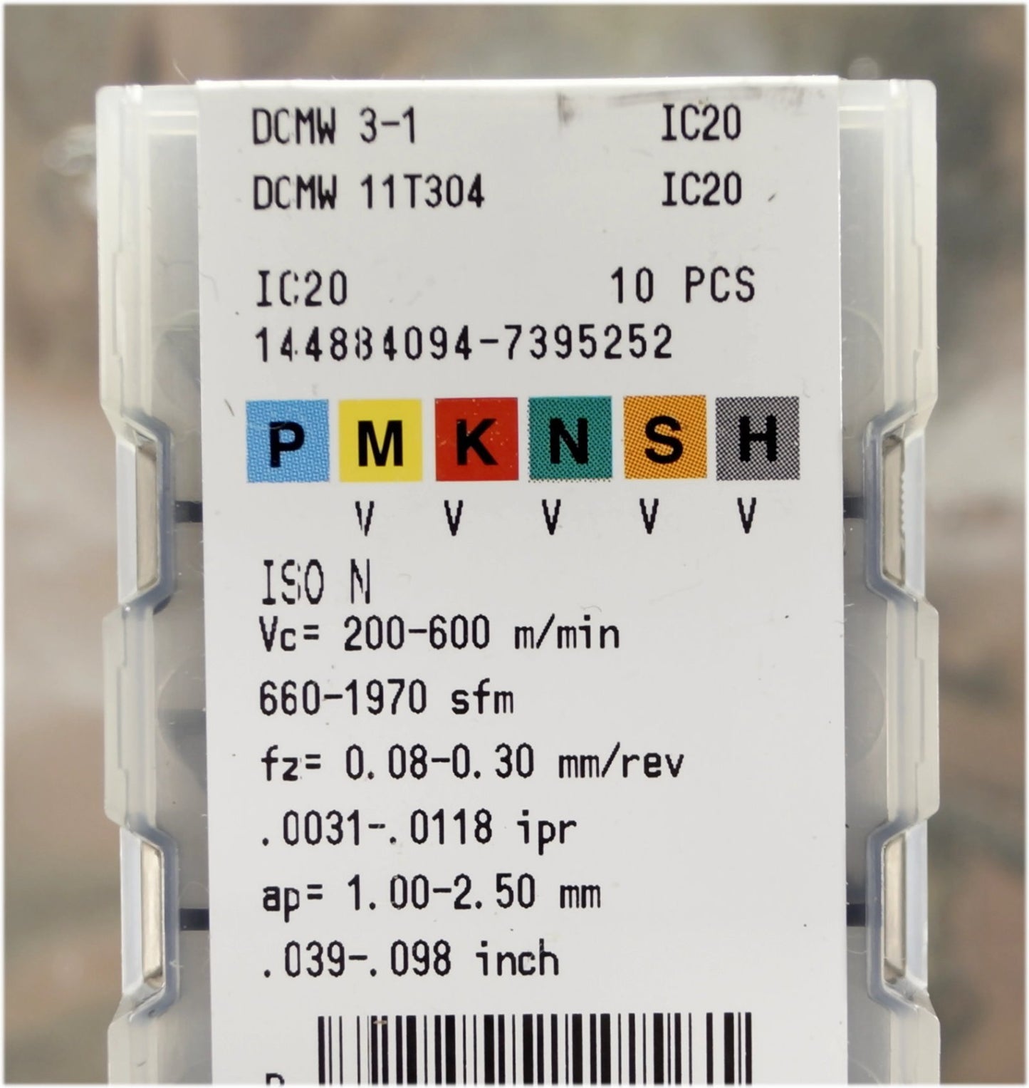 10 Wendeplatten DCMW 11T304 IC20 ISCAR  für kurzspanende Werkstoffe Neu