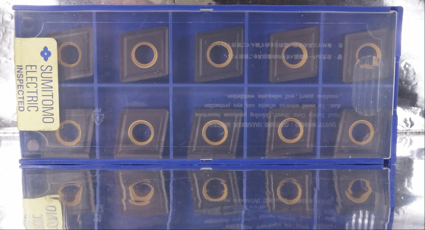 10 Wendeplatten CNMG160612N-UZ AC415K Sumitomo Neu, mit Rechnung