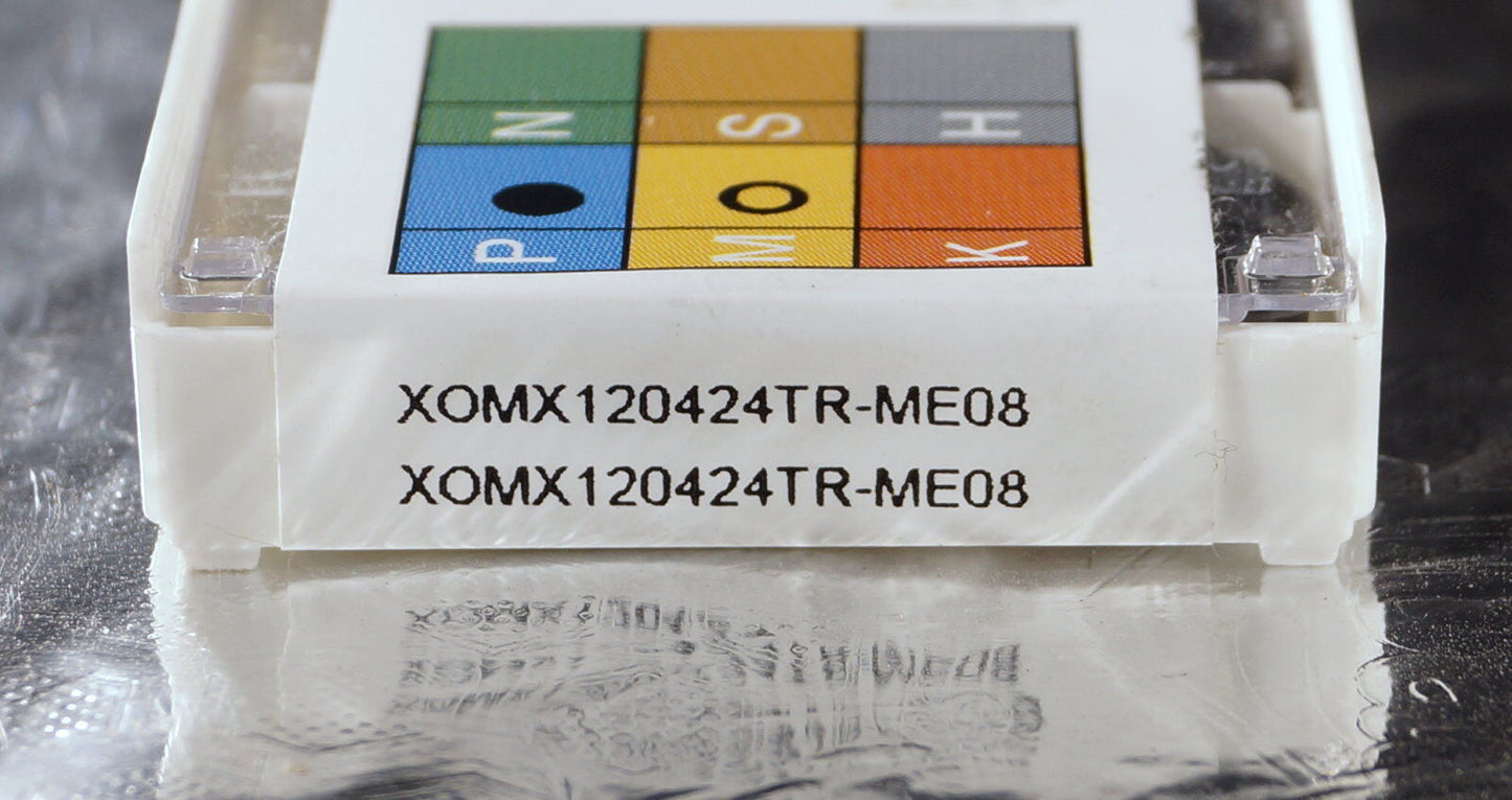 10 Wendeplatten XOMX 120424TR-ME08 ,MP2500 SECO Neu ovp mit ausgew. MwSt