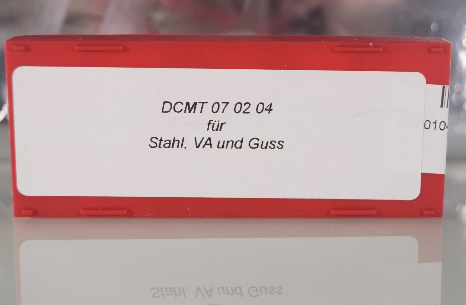 10 Wendeplatten DCMT 070204 TiAlN für Stahl, VA und Guss Neu, mit Rechnung