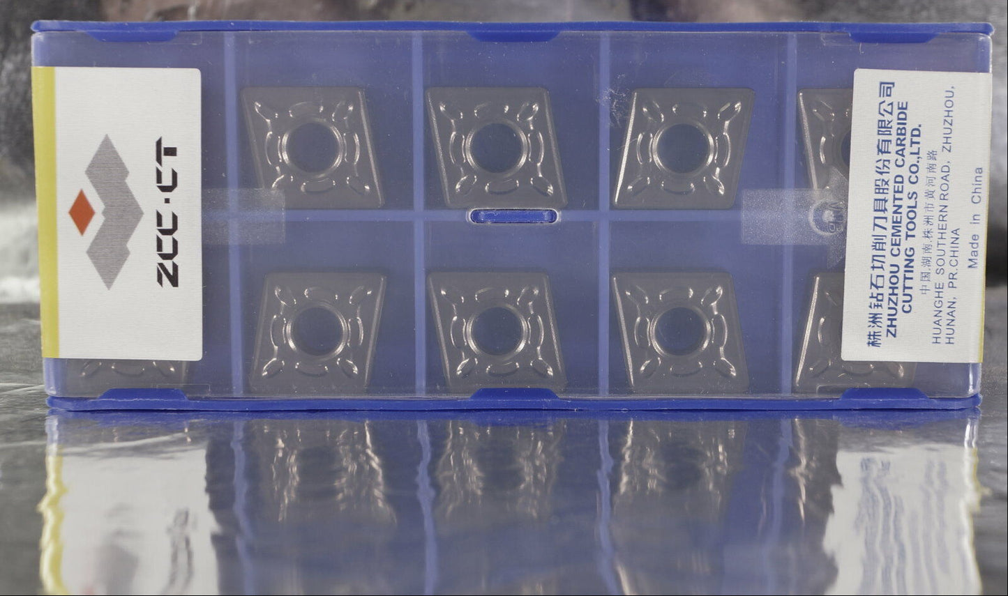 10 Wendeplatten CNMG 120408-DR YB6315 Stahlbearbeitung Neu mit Rechnung