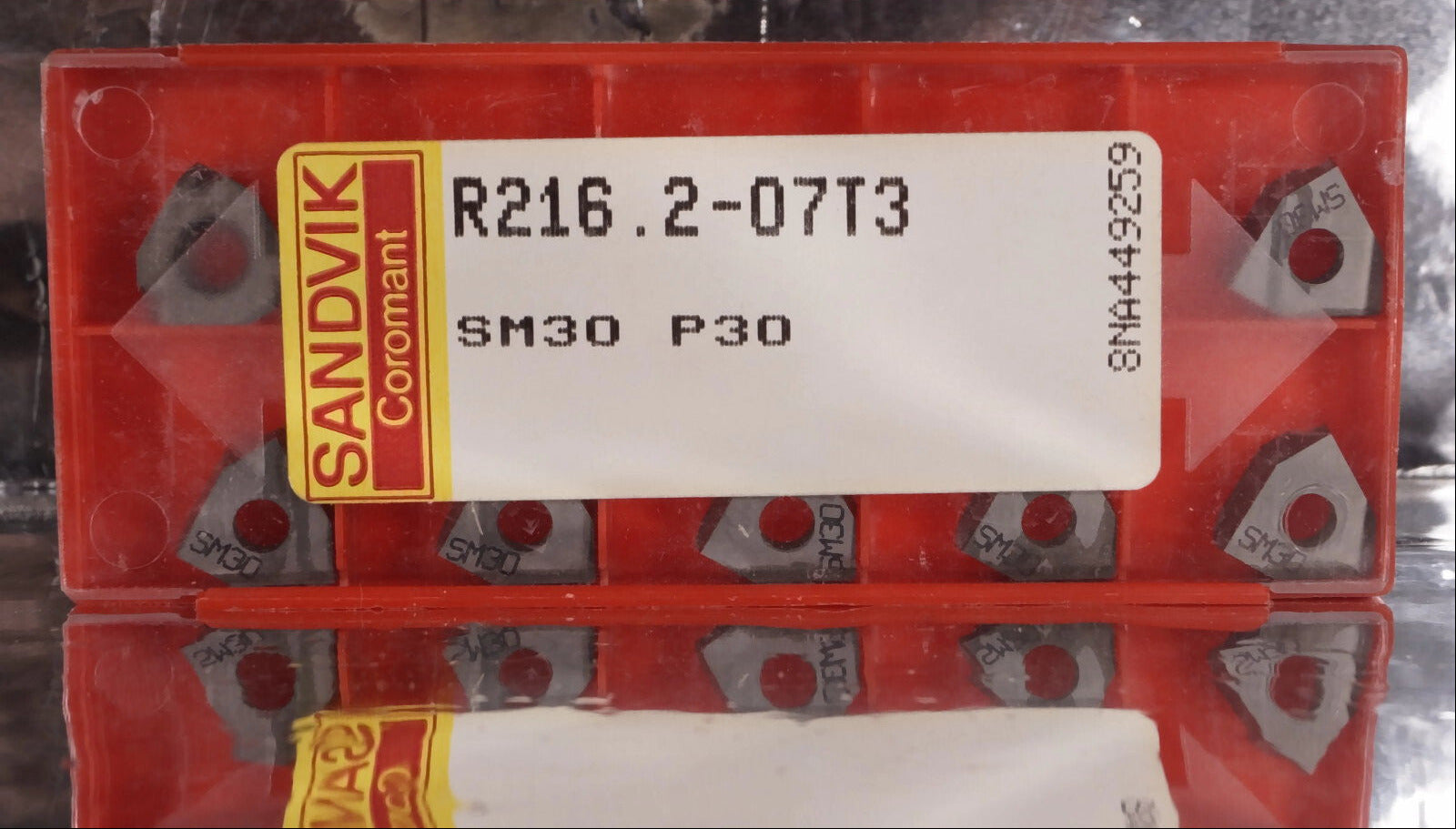 10 Wendeplatten R216.2-07T3 SM30 P30 SANDVIK Neu und originalverpackt