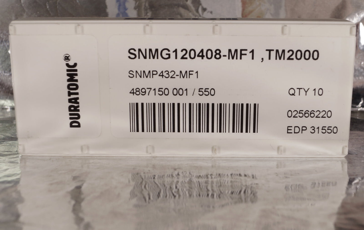 10 Wendeplatten SNMG 120408-MF1 ,TM2000, VA - Bearbeitung, SECO Neu m. Rechnung