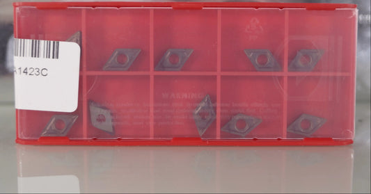 10 Wendeplatten DCMT 070204 TiAlN für Stahl, VA und Guss Neu, mit Rechnung