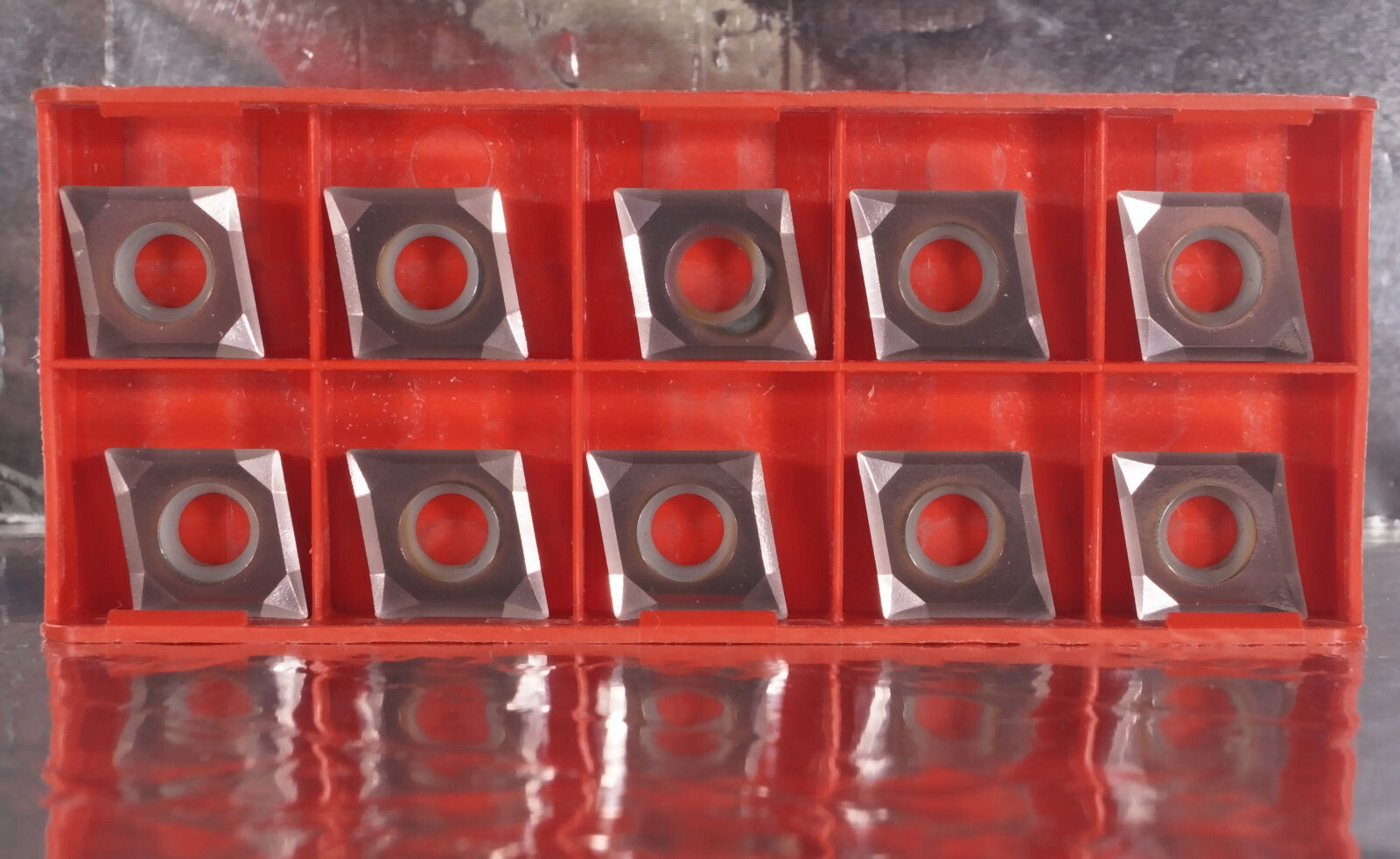 10 Wendeplatten CCGT 120404FN-ALU AT20 von ARNO für Nichteisenmetalle