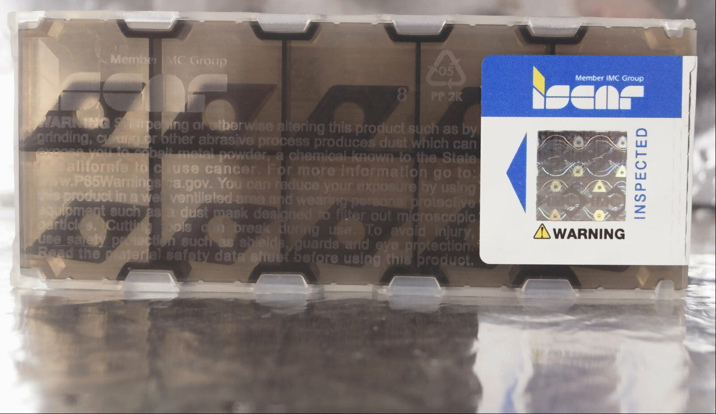 10 Wendeplatten DCGT 11T304-SM IC907  ISCAR Neu  mit ausgewiesener MwSt
