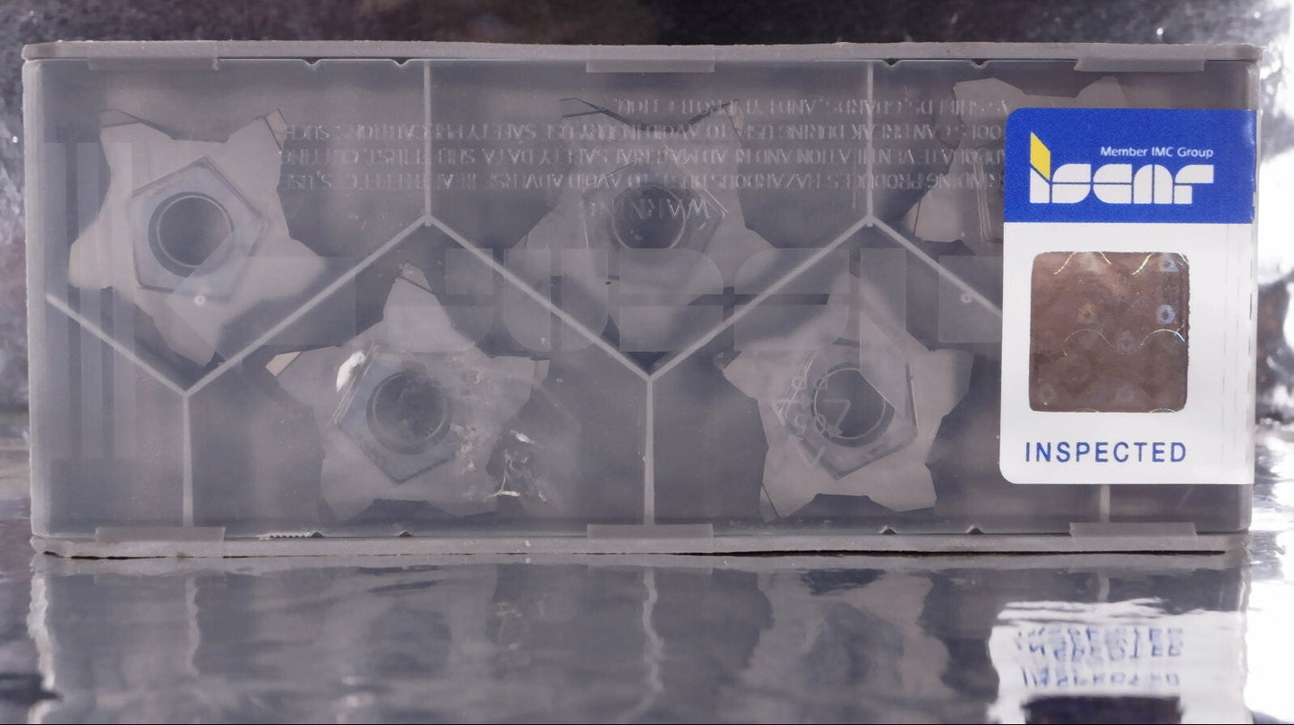 5 Wendeplatten PENTA 24-2,0-ISO  ISCAR Gewindedrehen Neu inkl. MwSt