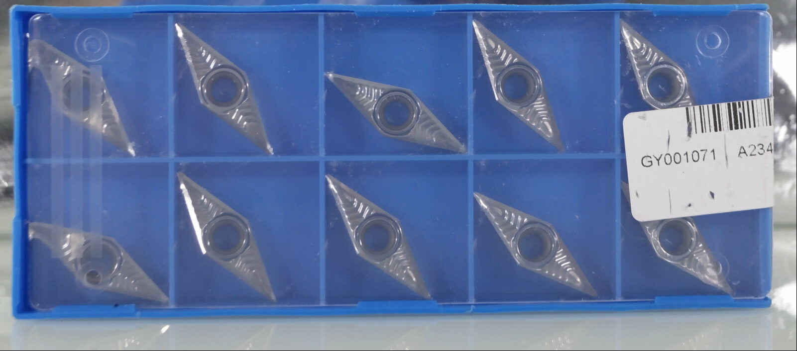 10 Wendeplatten VCGT 160404 ALU für NE-Metalle,  Neu, mit ausgewiesener MwSt