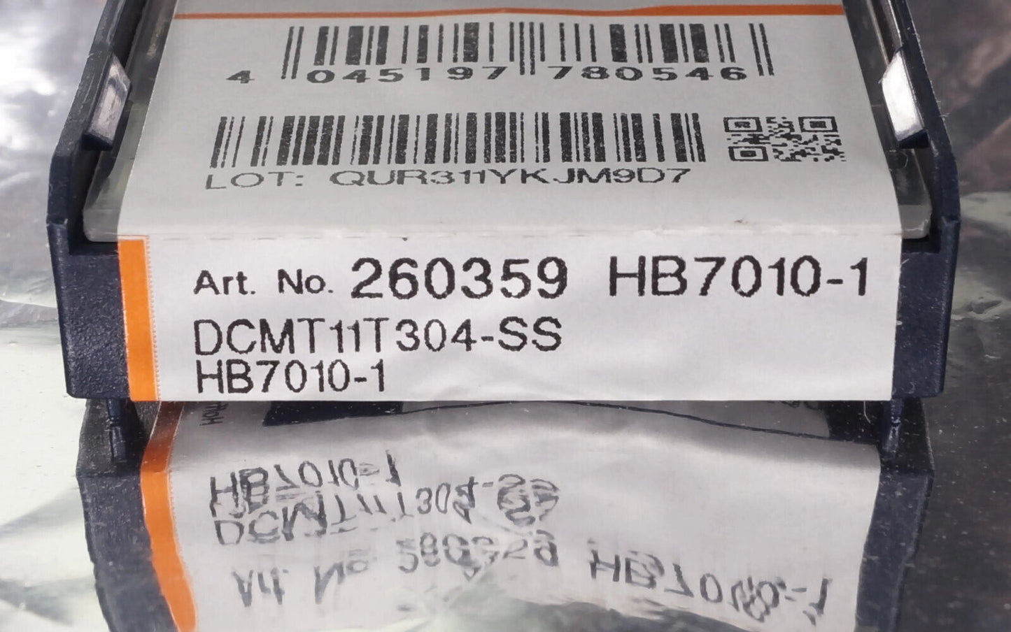 10 Wendeplatten DCMT11T304-SS HB7010-1 Garant Nr 260359 HB7010-1 mit Rechnung