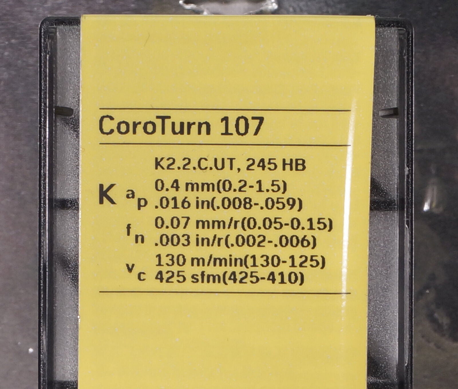 10 Wendeplatten VBMT 11 02 02-UF H13A SANDVIK Neu, ovp incl. Mehrwertsteuer