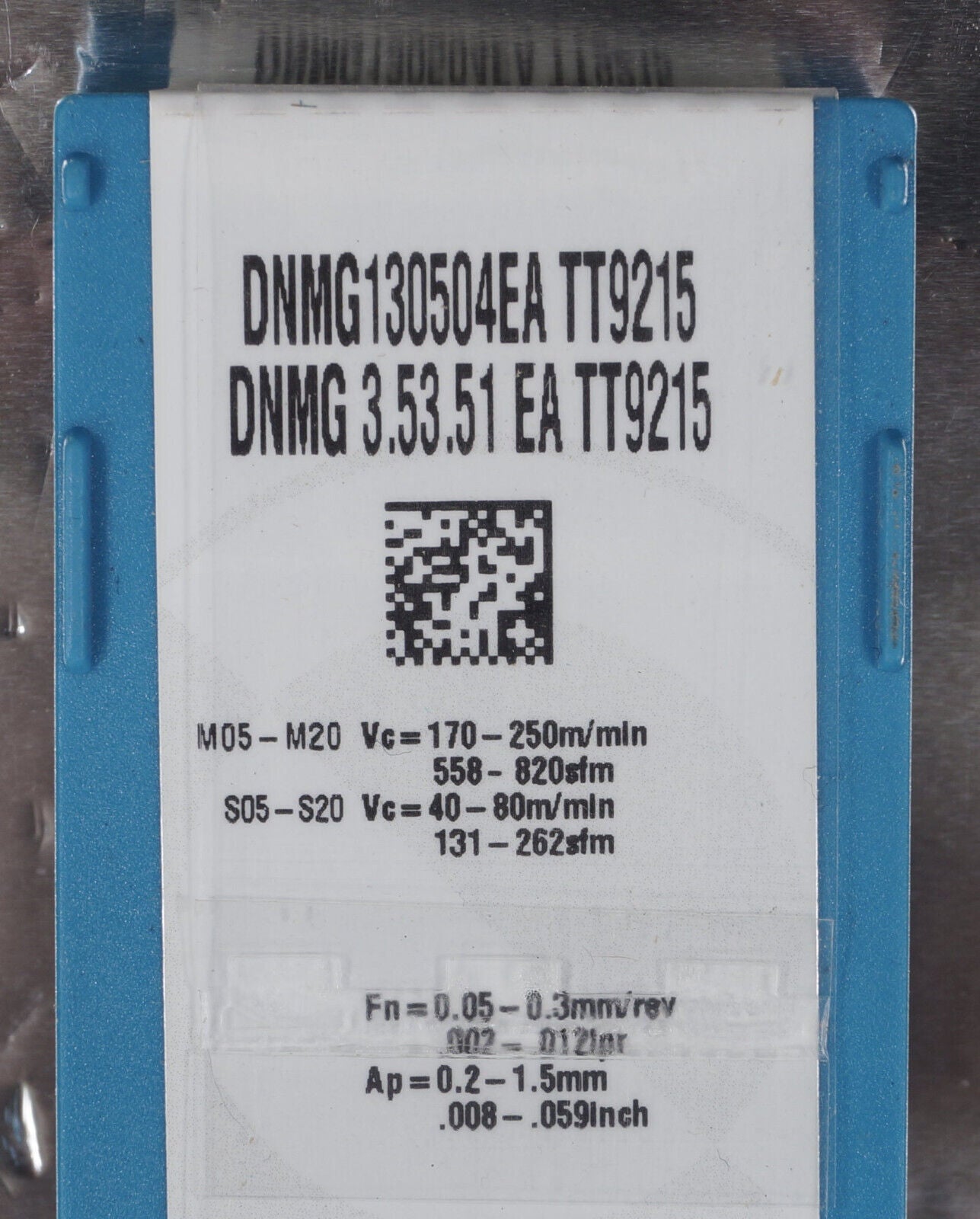 10  Wendeplatten DNMG130504EA TT9215 Ingersoll VA Drehen Neu u. Ovp m. Rechnung