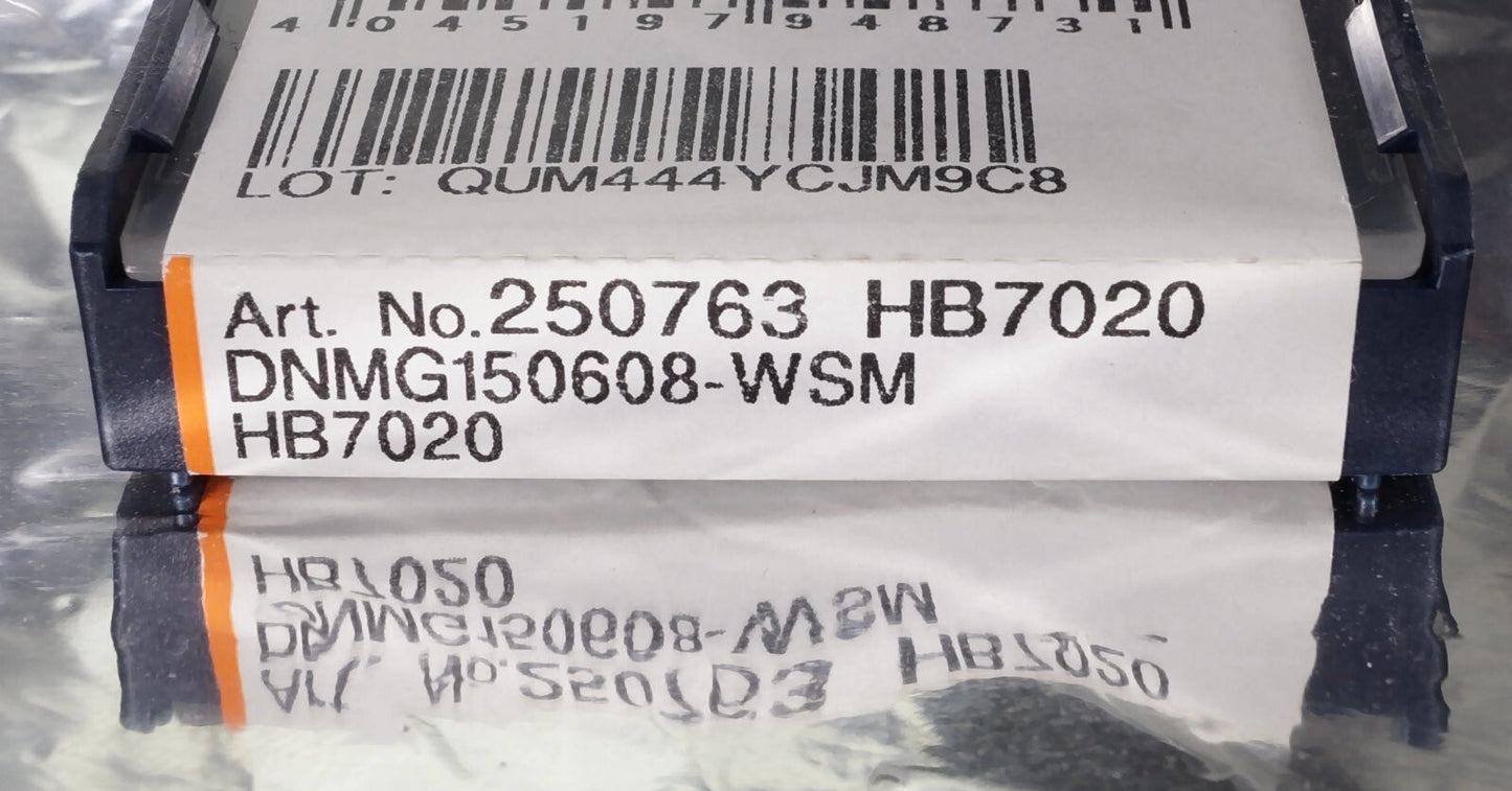 10 Wendeplatten DNMG150608-WSM HB7020 Garant Nr 250763 HB7020 mit Rechnung