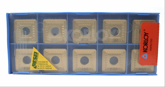 10 Wendeplatten SNMM 250724-GH NC3220 KORLOY Neu mit Rechnung