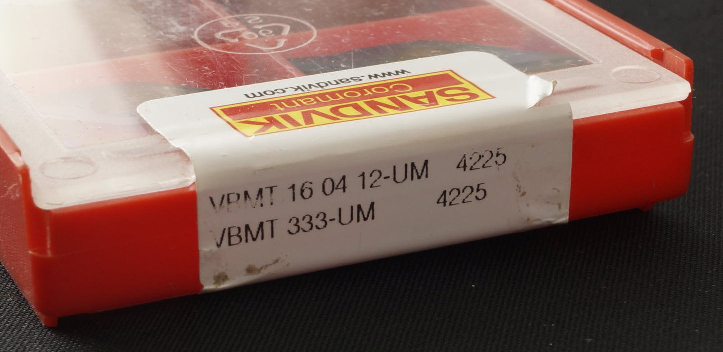 10 Wendeplatten VBMT 160412-UM 4225 SANDVIK,  VBMT 333-UM 4225 mit Rechnung