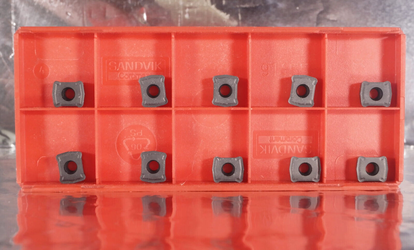 10 Wendeplatten LCMX 03 03 08-53 4025 P25, K20 von SANDVIK Neu u. Ovp