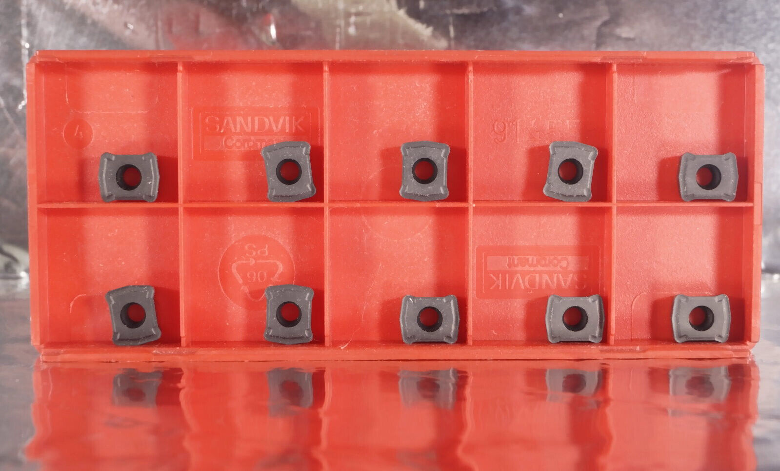 10 Wendeplatten LCMX 03 03 08-53 4025 P25, K20 von SANDVIK Neu u. Ovp