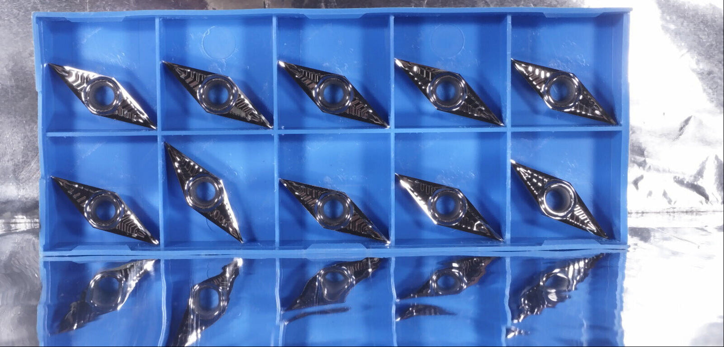 10 Wendeplatten VCGT 160402 ALU für NE-Metalle,  Neu, mit ausgewiesener MwSt