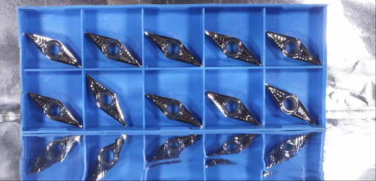 10 Wendeplatten VCGT 160402 ALU für NE-Metalle,  Neu, mit ausgewiesener MwSt