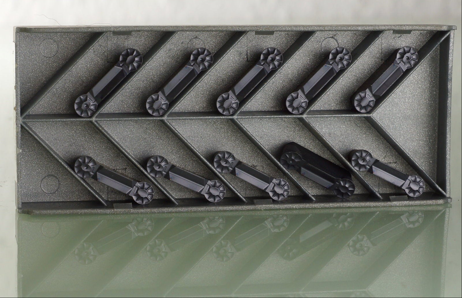 10 Wendeplatten HGPL 5025Y IC908  ISCAR Stechdrehen, geöffnete Packung mit MwSt