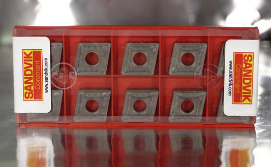 10 Wendeplatten CNMG 120408-QM H13A SANDVIK  für Superlegierungen Neu mit MwSt.