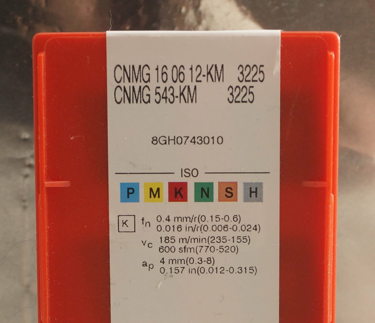 10 Wendeplatten CNMG 160612-KM 3225 Neu, ovp, mit Rechnung CNMG 543-KM 3225