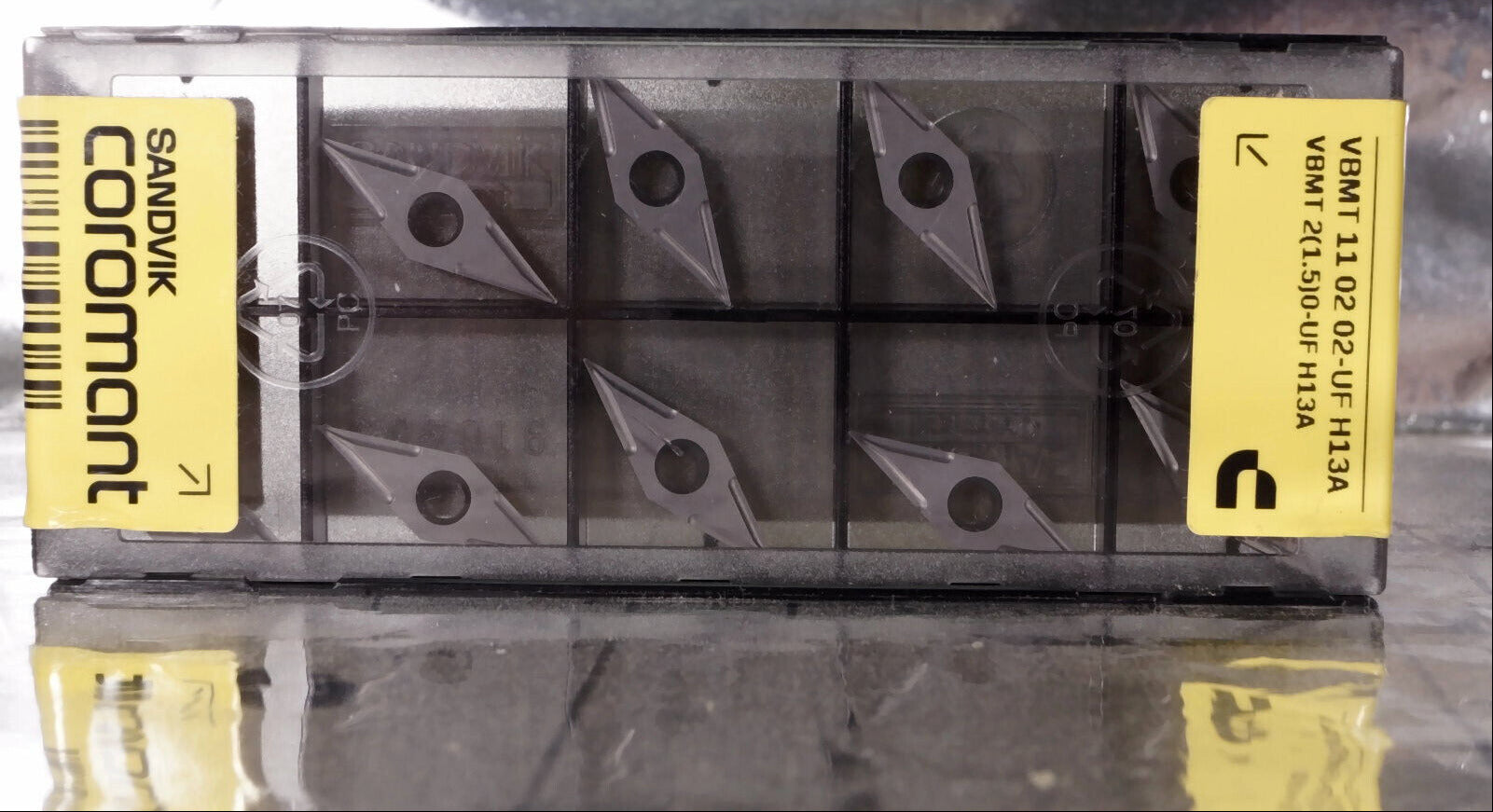 10 Wendeplatten VBMT 11 02 02-UF H13A SANDVIK Neu, ovp incl. Mehrwertsteuer