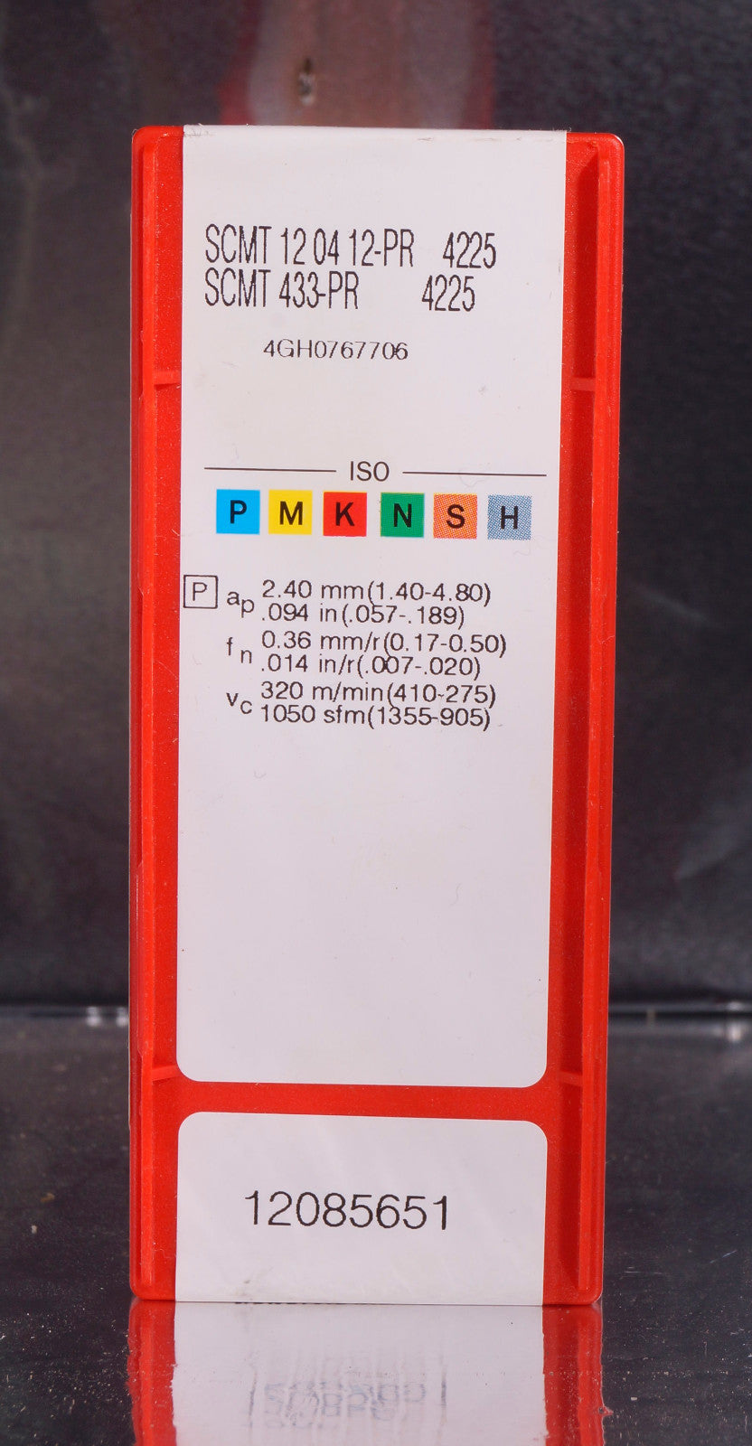 10 Wendeplatten SCMT 12 04 12-PR 4225 von SANDVIK Stahlbearbeitung SCMT 433 PR