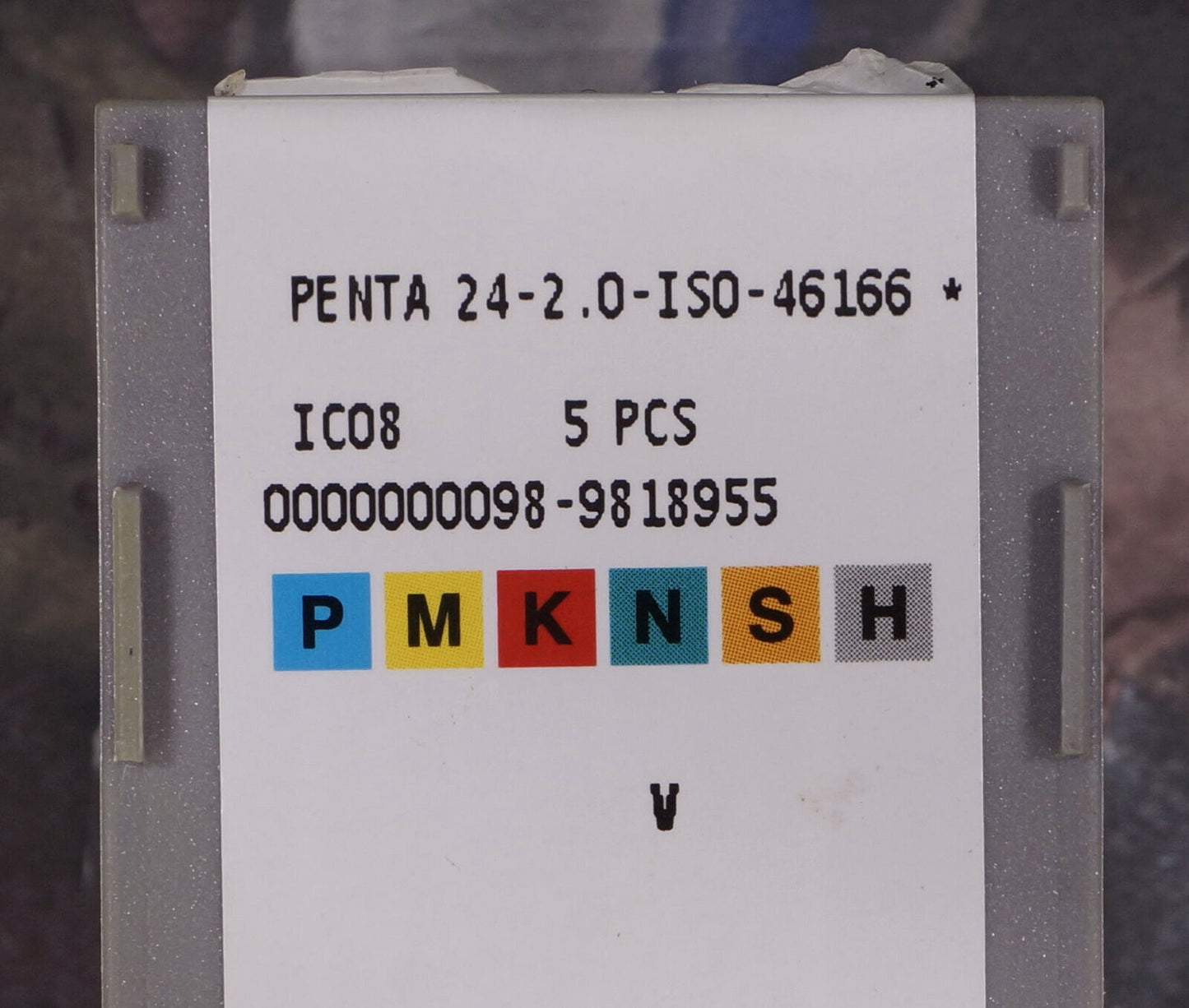 5 Wendeplatten PENTA 24-2,0-ISO  ISCAR Gewindedrehen Neu inkl. Rechnung