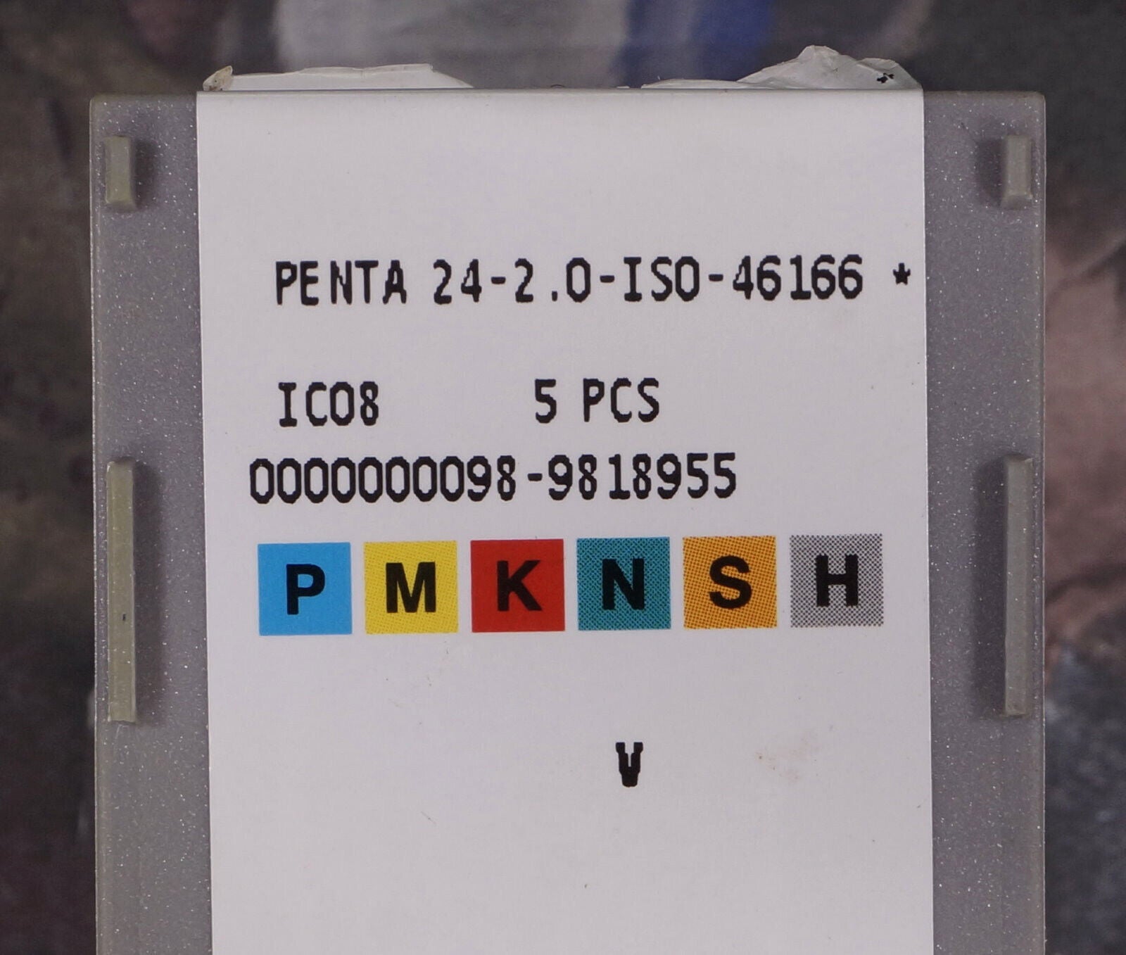 5 Wendeplatten PENTA 24-2,0-ISO  ISCAR Gewindedrehen Neu inkl. Rechnung