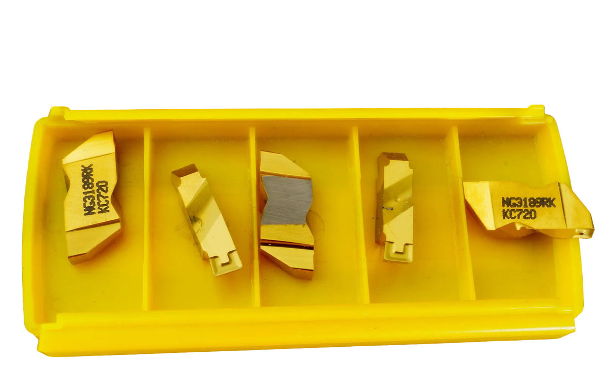 5 Wendeplatten NG3189RK KC720 Kennametal Stechdrehen Neu, originalverpackt