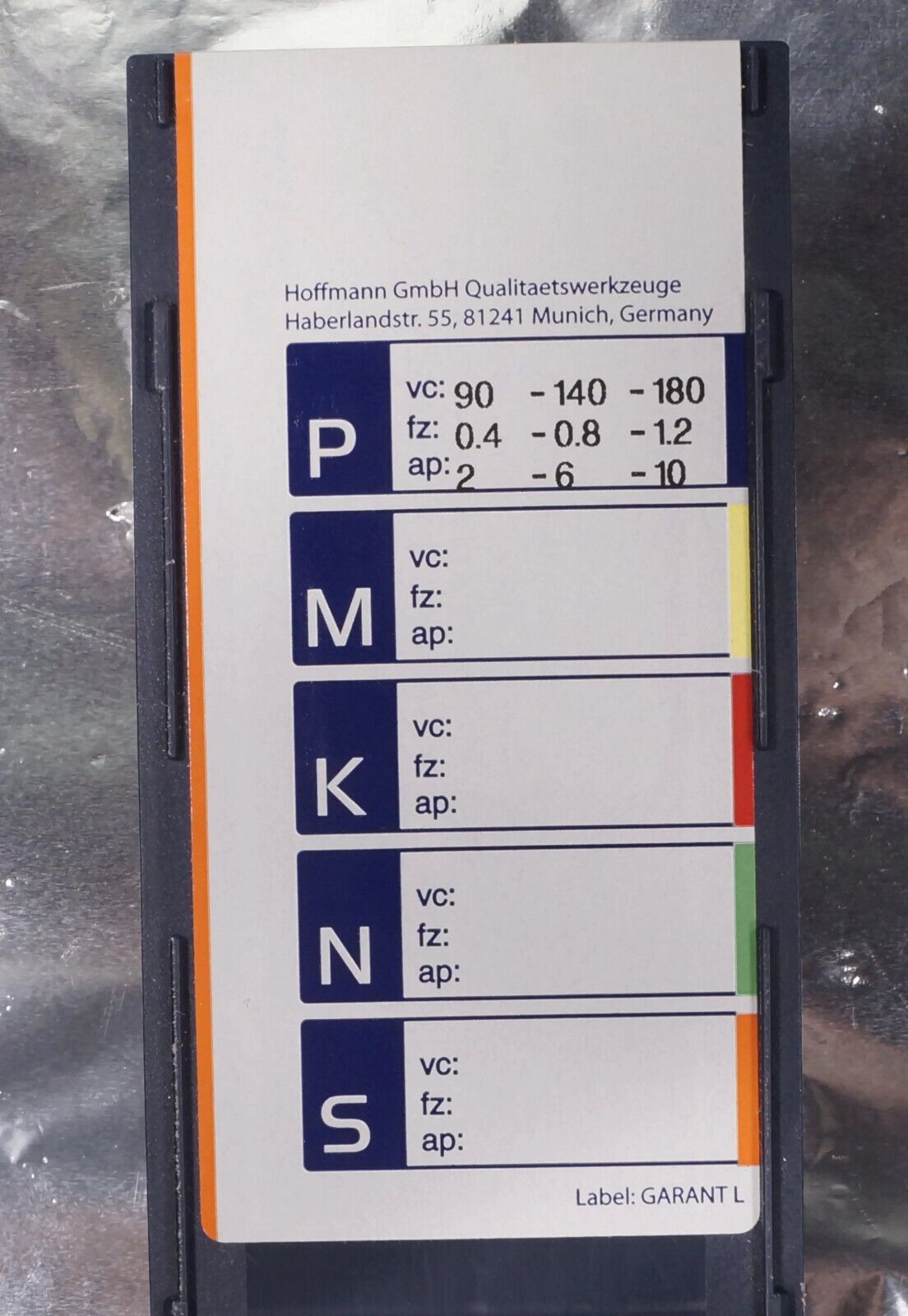 10 Wendeplatten KNUX160405R-SM HB7035-1 Garant Nr 251030 HB7035-1 incl. MwSt !