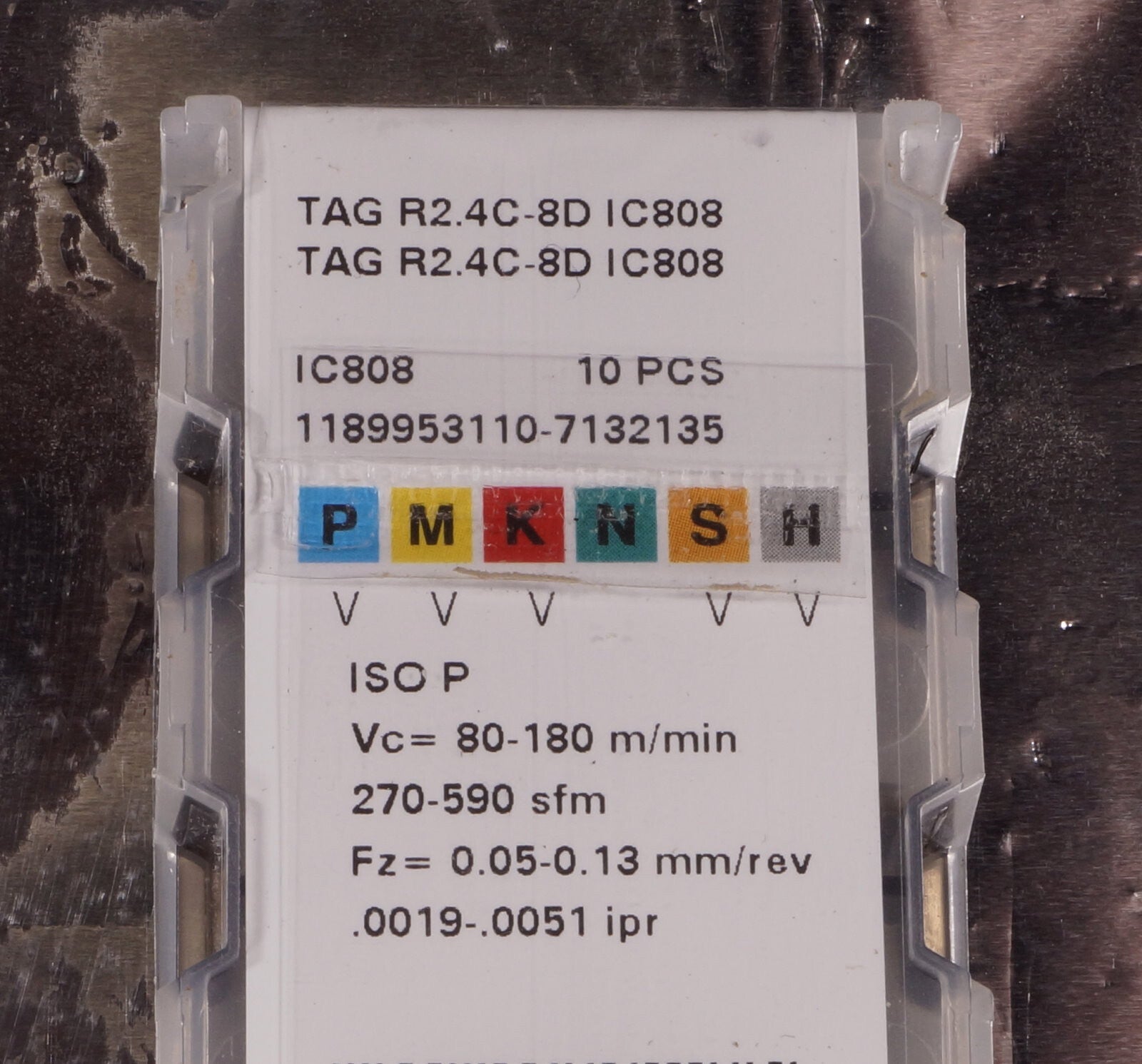 10 Wendeplatten TAG R2.4C-8D IC808 ISCAR Stechdrehen Neu inkl. Rechnung mit MwSt