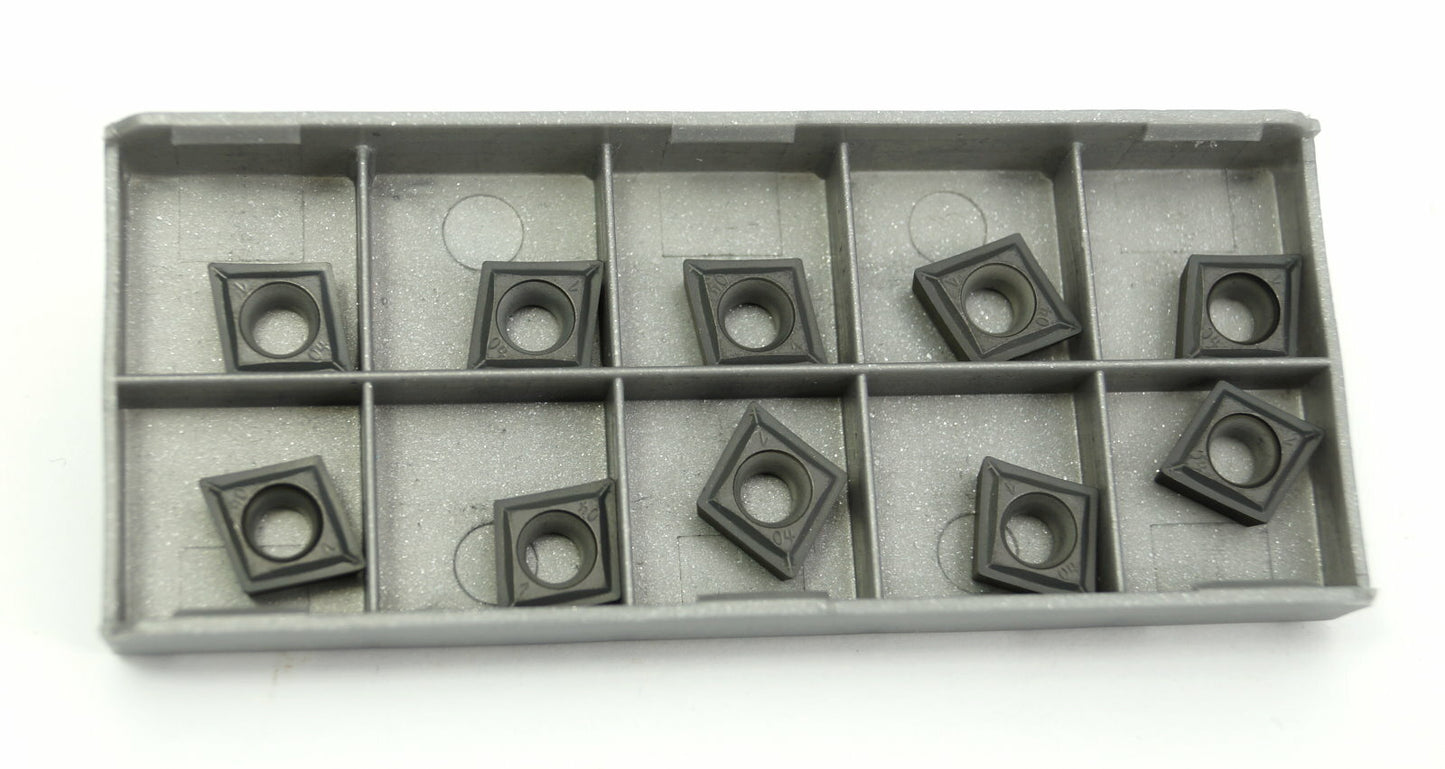 10 Wendeplatten CCMT 09T304 VA-Bearbeitung wie SM IC907 Neu, mit Rechnung