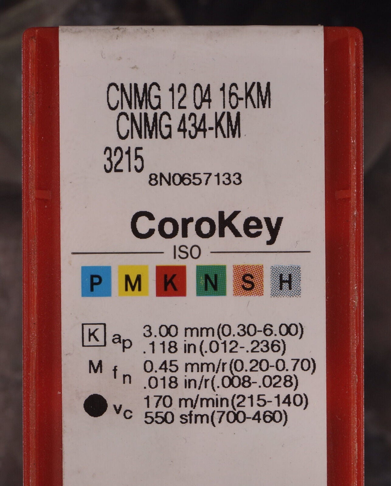 10  Wendeplatten CNMG 12 04 16-KM 3215  SANDVIK Neu, mit ausgewiesener MwSt.