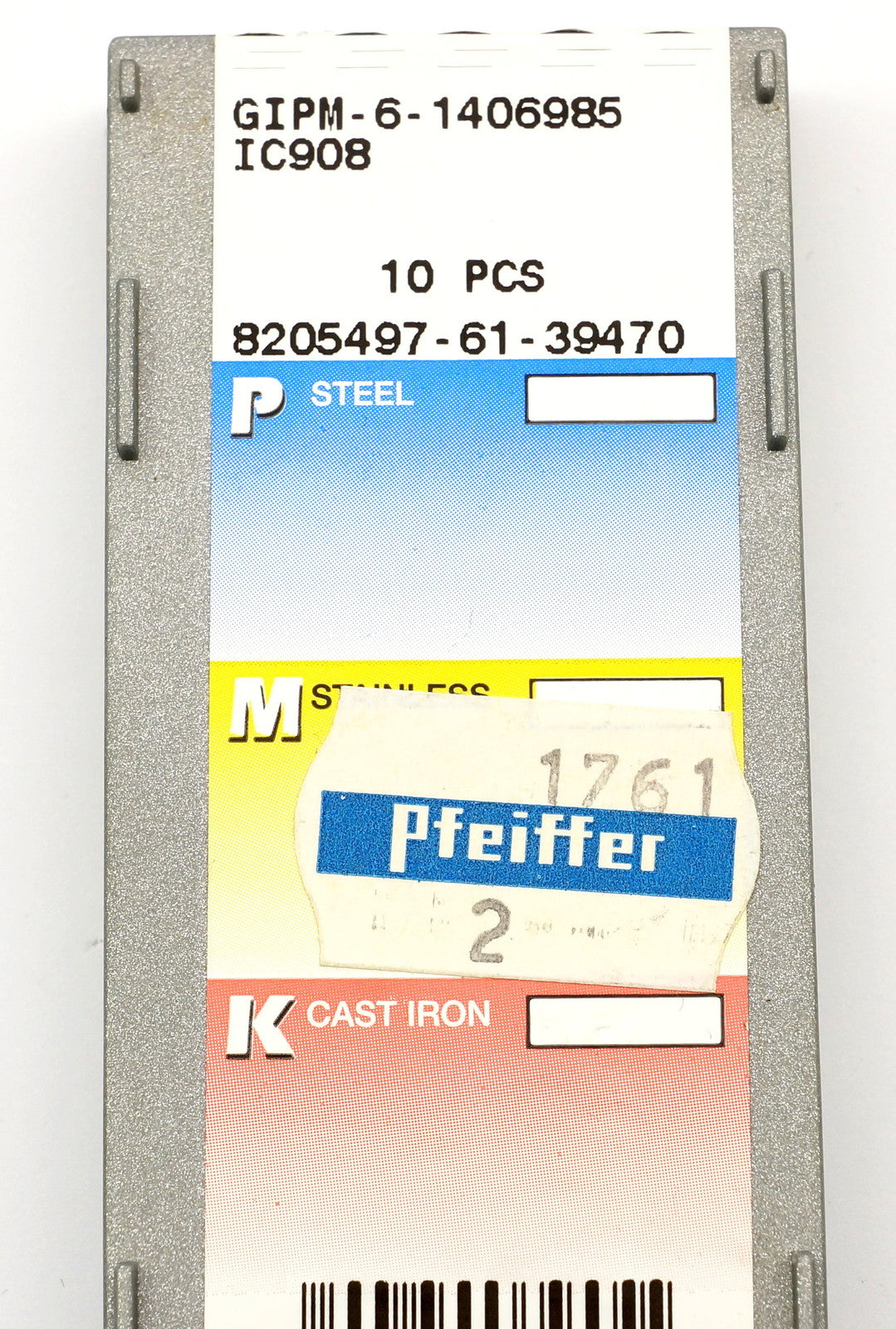 10 Wendeplatten GIPM-6-1406985 IC908 ISCAR Stechdrehen Neu, originalverpackt