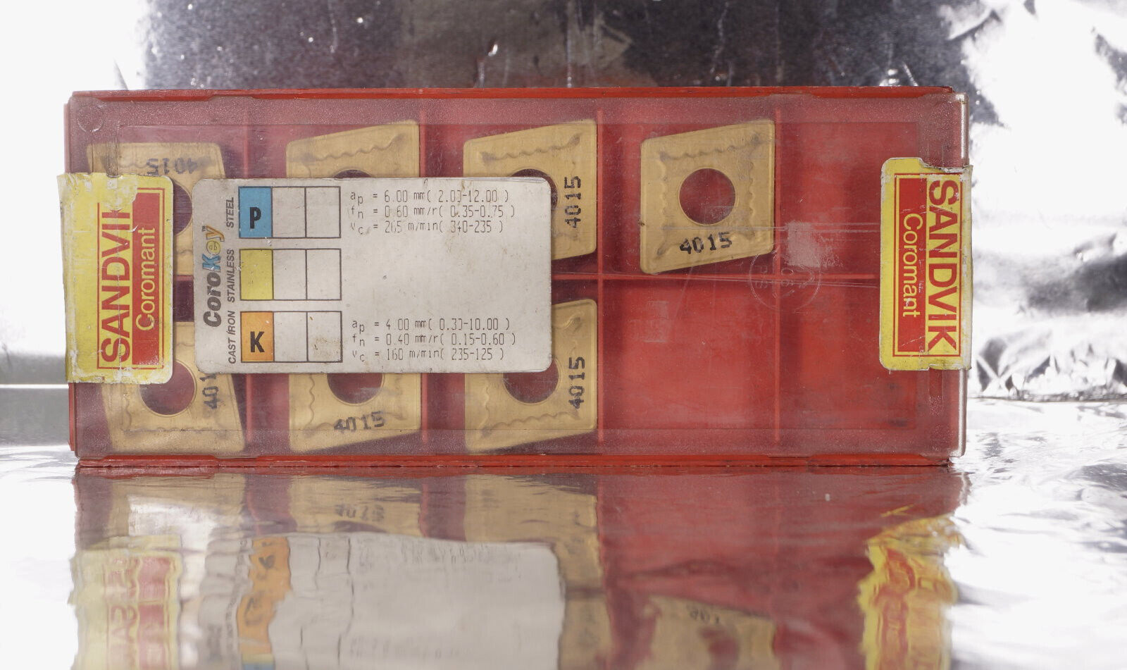 7 Wendeplatten CNMG 19 06 12-MR 4015, SANDVIK  Neu,  mit Rechnung