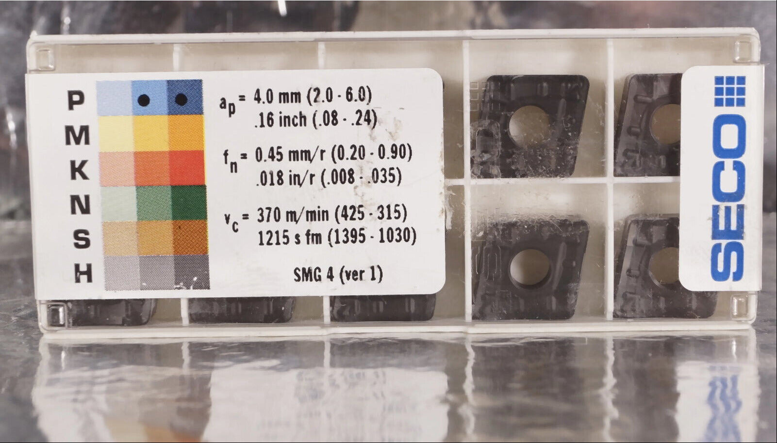 10 Wendeplatten CNMM120412-R4 ,TP0500 SECO Stahl - Bearbeitung Neu, mit Rechnung