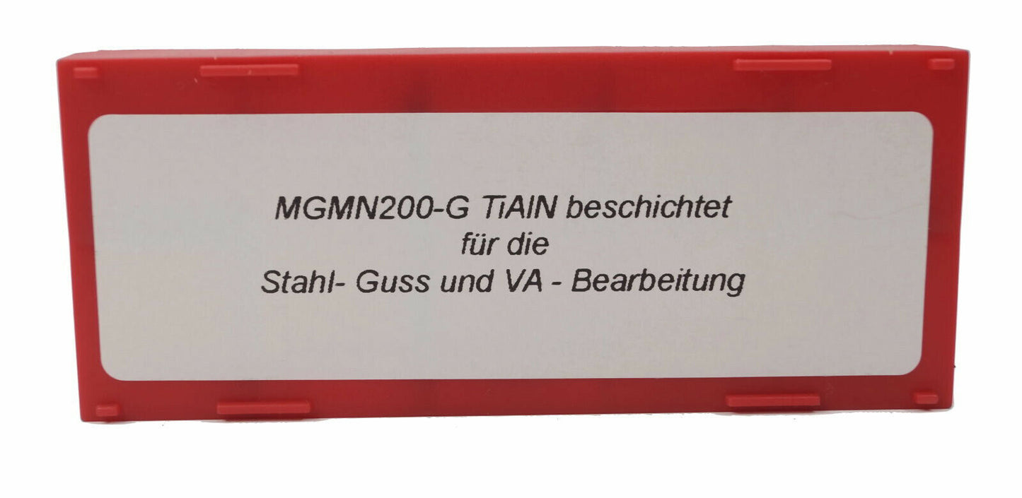 10 Stechplatten MGMN200-G LDA,  2mm Stechbreite,  Neuware mit ausgew. MwSt.