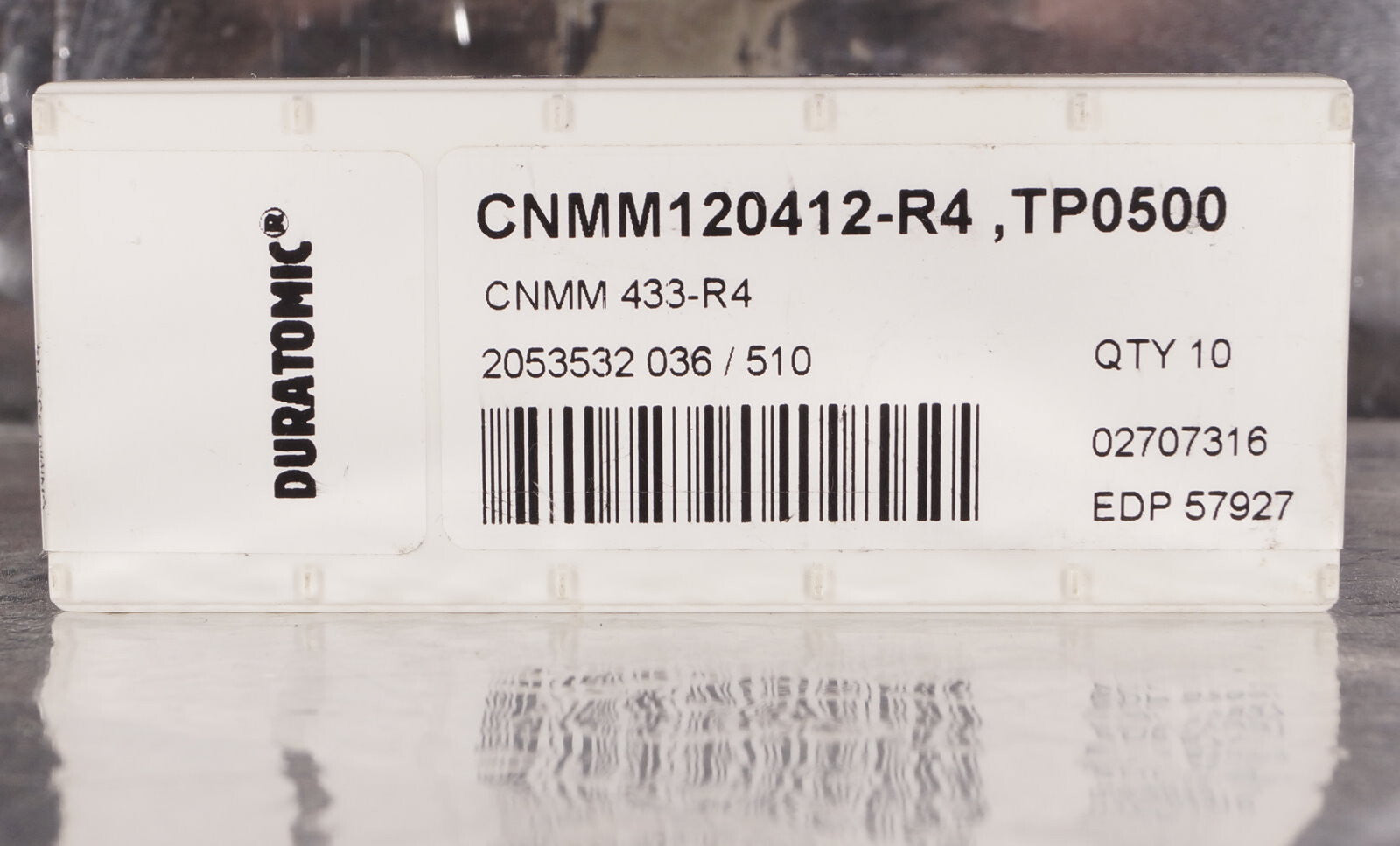 10 Wendeplatten CNMM120412-R4 ,TP0500 SECO Stahl - Bearbeitung Neu, mit Rechnung