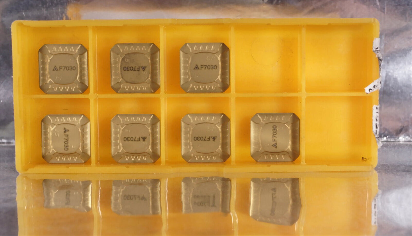 MITSUBISHI Fräswendeplatten SEER1203EFER-JS F7030 – 7 Stück