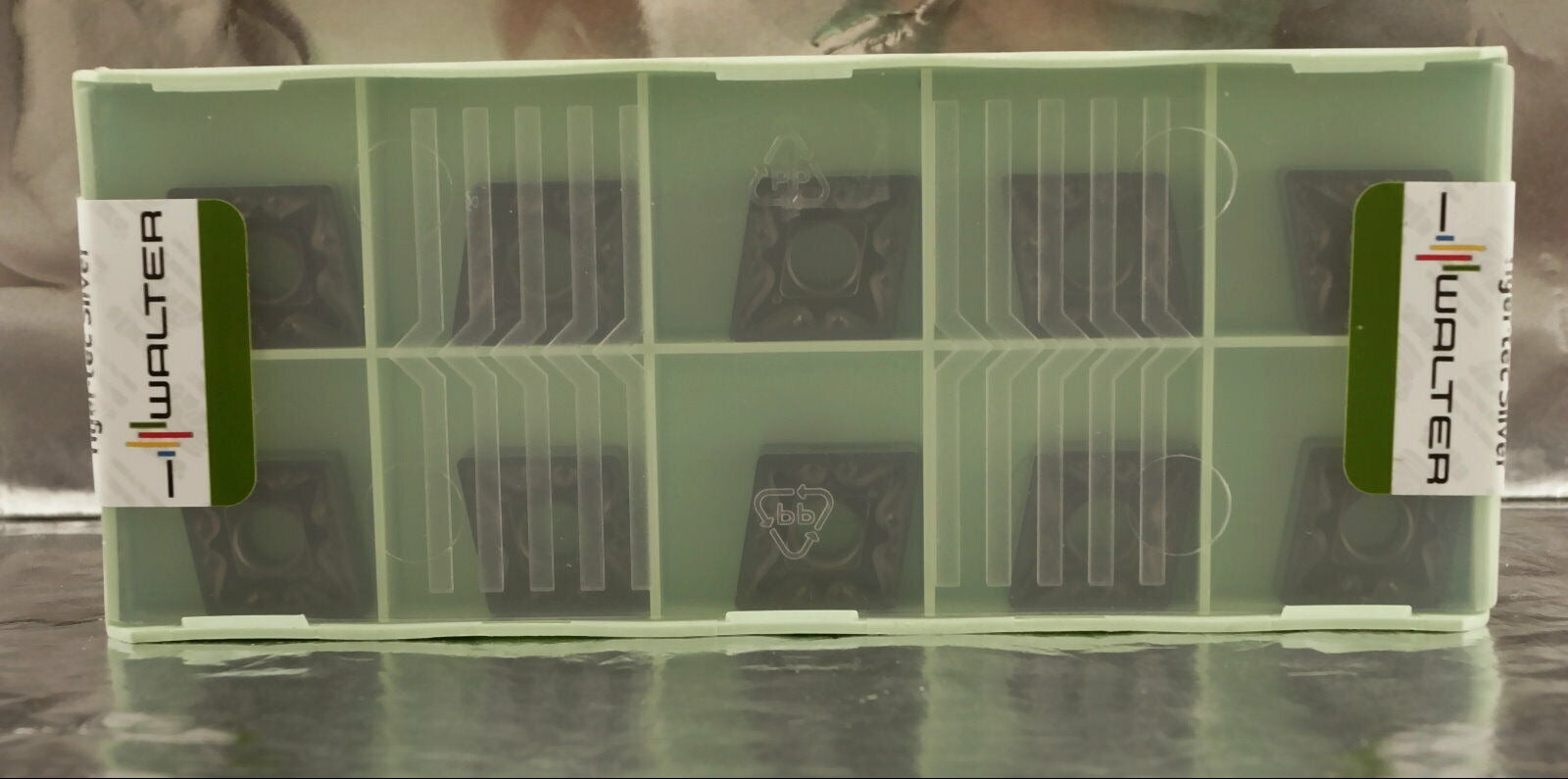 10 Wendeplatten CNMG 160608-NM4 WMP20S WALTER Neu mit Rechnung