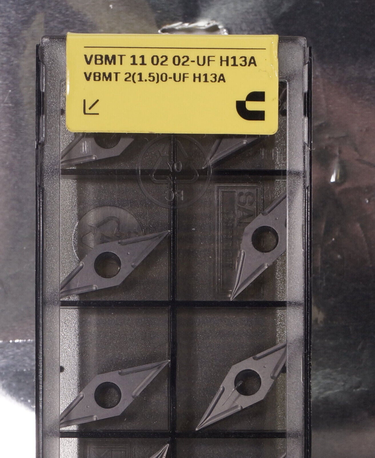 10 Wendeplatten VBMT 11 02 02-UF H13A SANDVIK Neu, ovp incl. Mehrwertsteuer