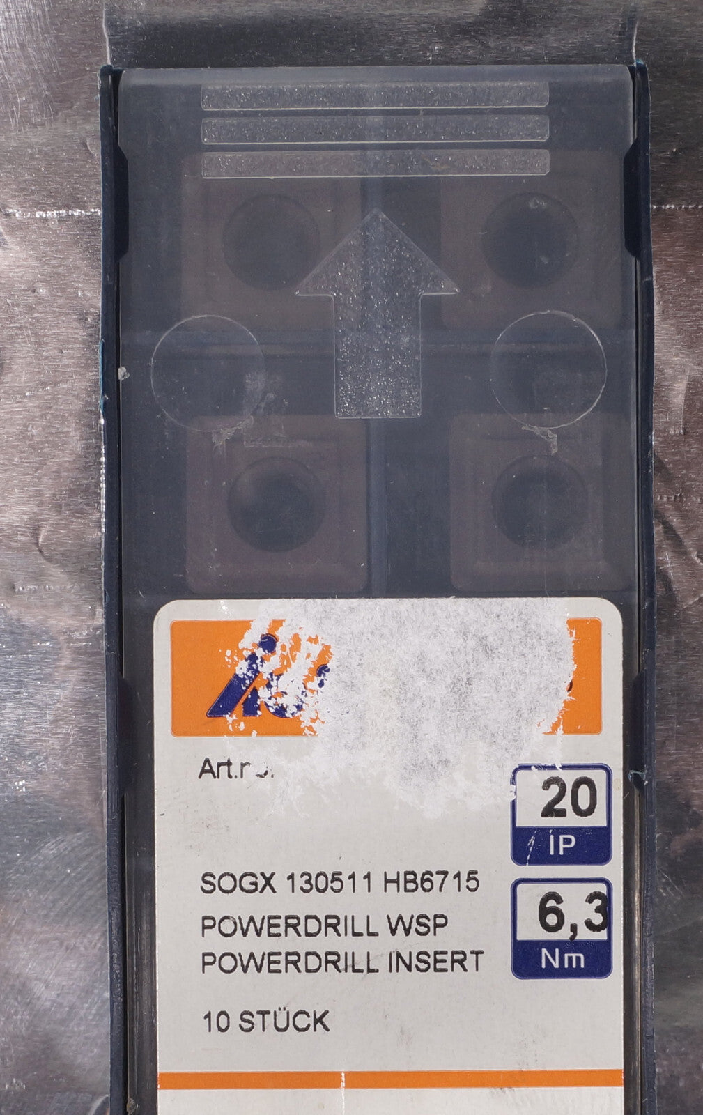 10 Bohrwendeplatten SOGX 130511 HB6715 Garant Nr 234097 GG mit Rechnung