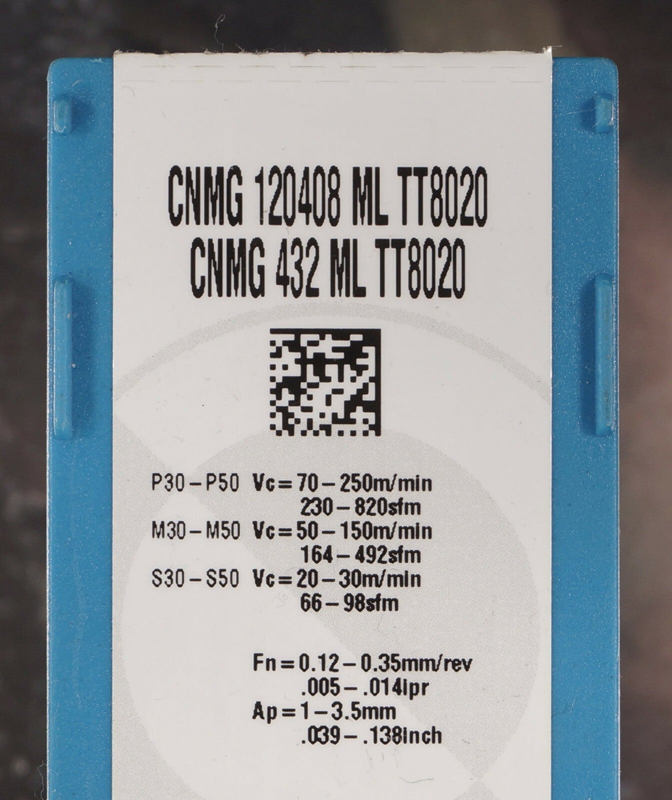 7 Wendeplatten CNMG 120408 ML TT8020 Ingersoll Neu mit Rechnung