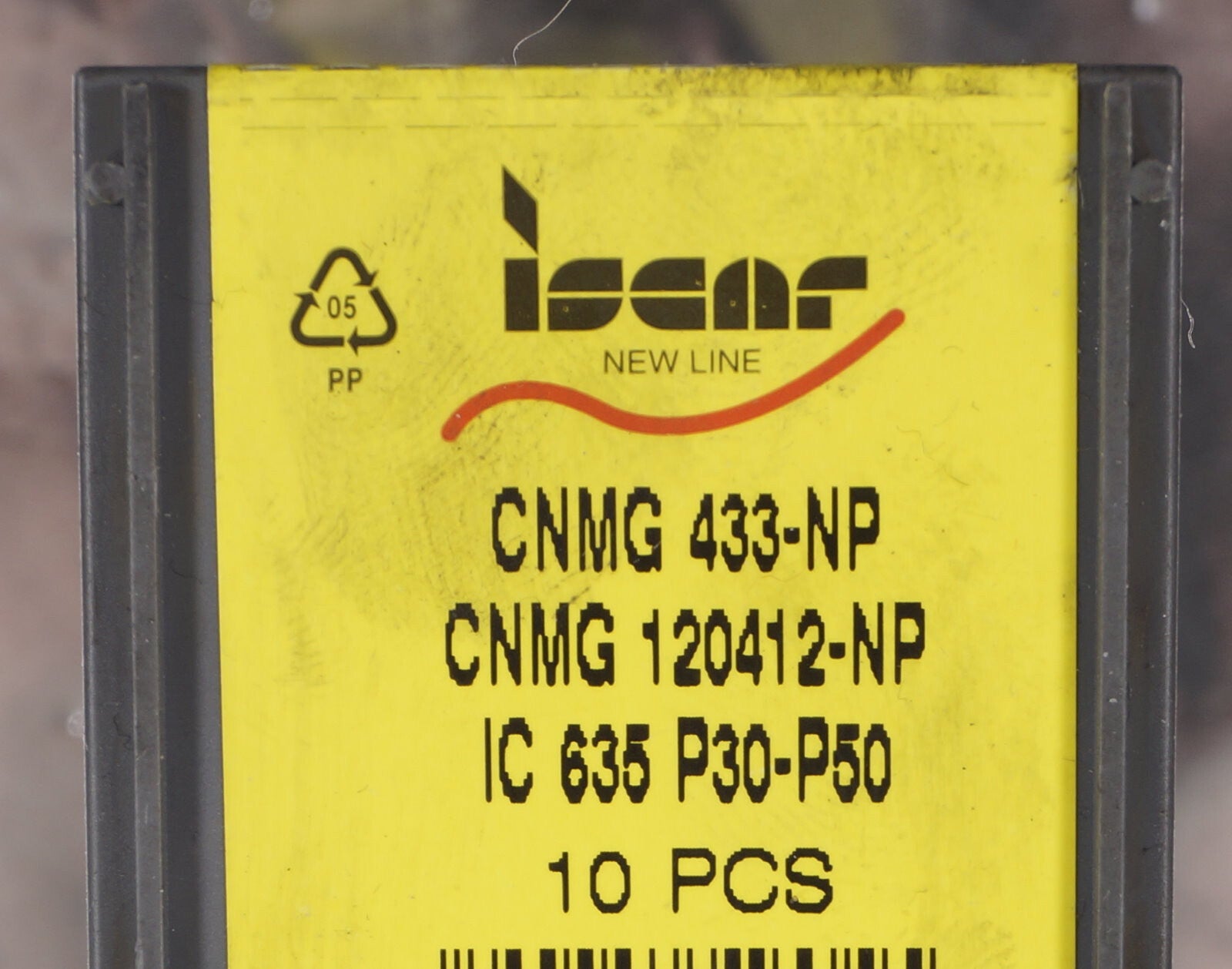 10 Wendeplatten CNMG 120412-NP IC635  ISCAR Neu  m. ausgewiesener Mehrwertsteuer