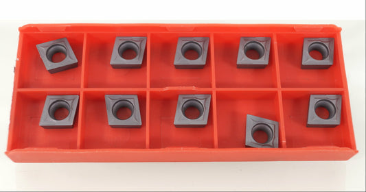 10 Wendeplatten CCMT 09T304 UNI f. Stahl, VA und Guss,  Neuware m. Rechnung