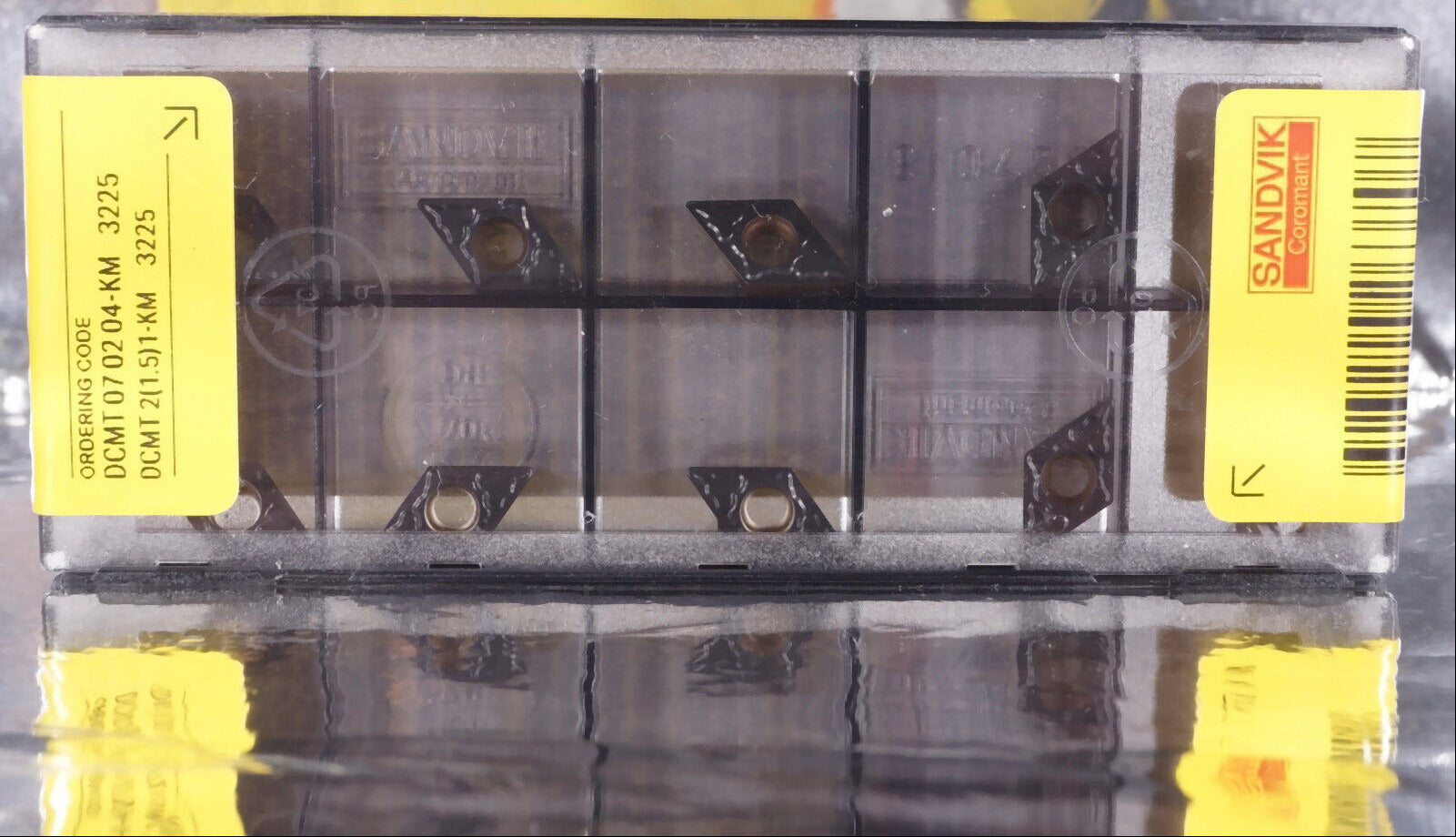 10 Wendeplatten DCMT 07 02 04-KM 3225 SANDVIK  Neu, ovp,  inkl. Mehrwertsteuer