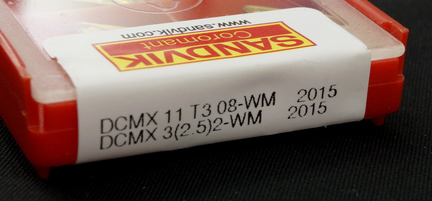 10 Wendeplatten DCMX 11T308-WM 2015  f. d. VA - Bearbeitung  SANDVIK Neu u. OVP