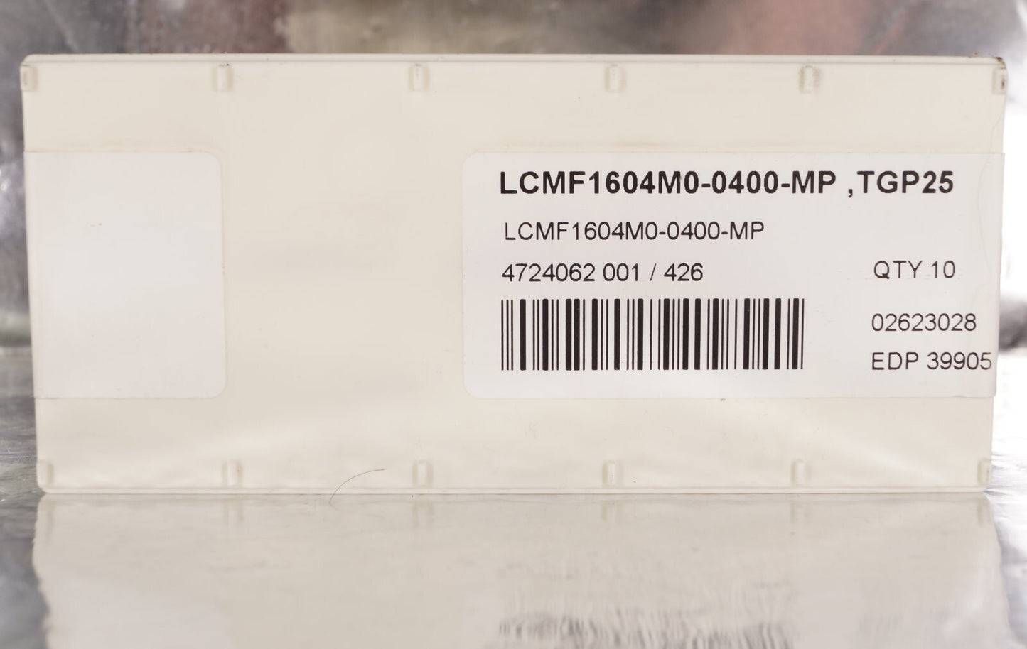 10 Wendeplatten LCMF1604M0-0400-MP ,TGP25 SECO Stechdrehen, mit Rechnung